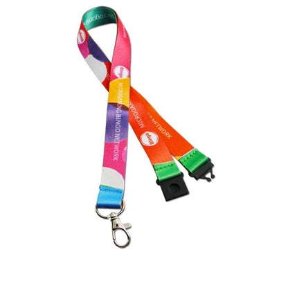 5/8 Dye-Sublimation Lanyard w/ Safety Breakaway