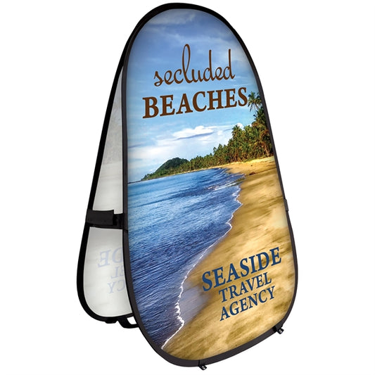 49.2" x 78.75" Vertical Pop-Up Banner