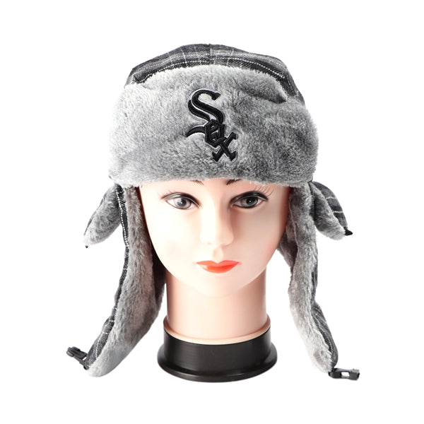 Adult Trapper Hat w/Faux Fur Ear Flap