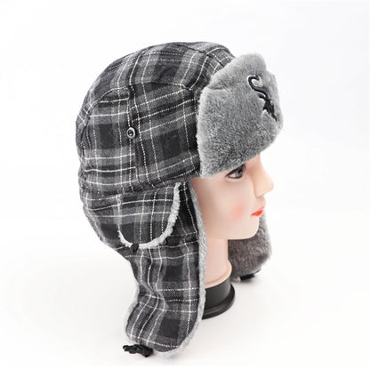 Adult Trapper Hat w/Faux Fur Ear Flap