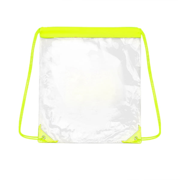 Clear Stadium Drawstring Backpack