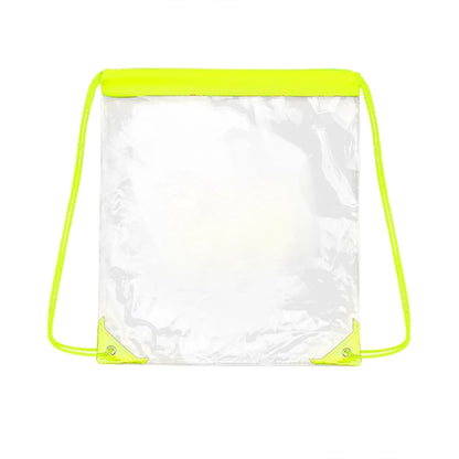 Clear Stadium Drawstring Backpack