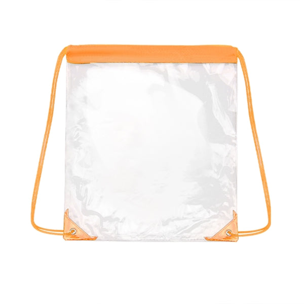 Clear Stadium Drawstring Backpack