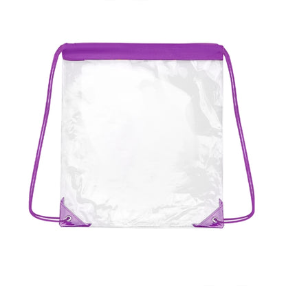 Clear Stadium Drawstring Backpack
