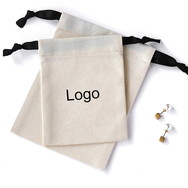 Small Cotton Drawstring Bag