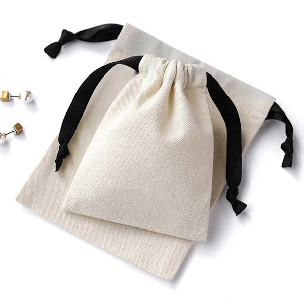 Small Cotton Drawstring Bag