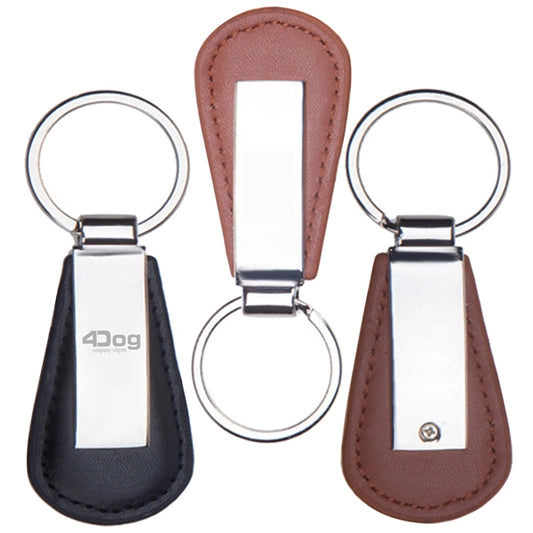 PU Drop Shaped Keychain