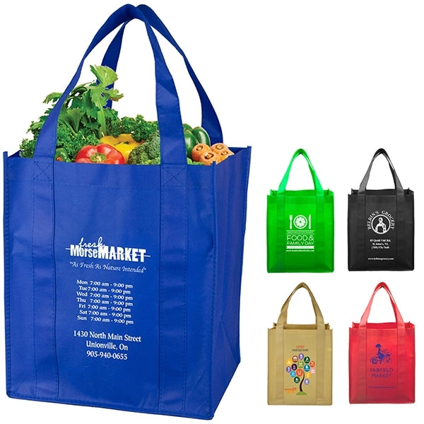 13"W x 15"H x 10"Gusset -"SUPER MEGA" Grocery Shopping