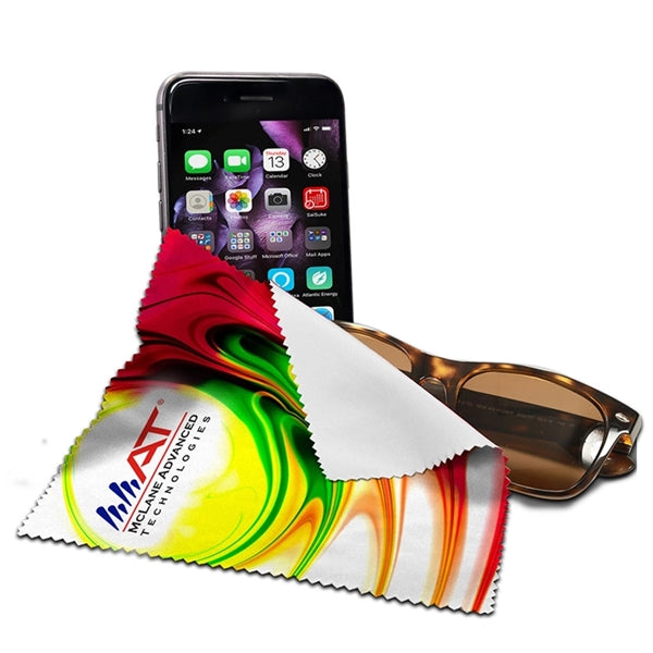 6" X 6" Full Color Sublimation Recycled RPET Polyester Micro
