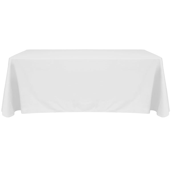 6' Customized Open Back Throw Style Table Cover