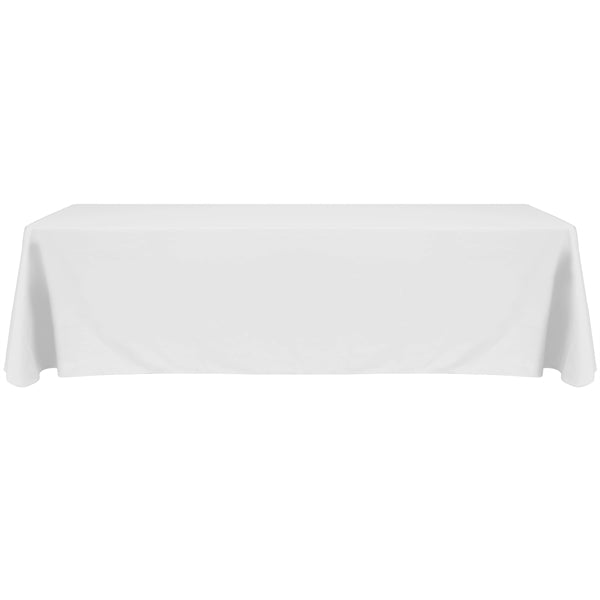 8' Customized Open Back Throw Style Table Cover