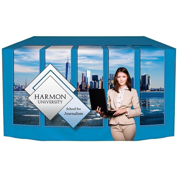 4' Customized Open Back Fitted Table Cover