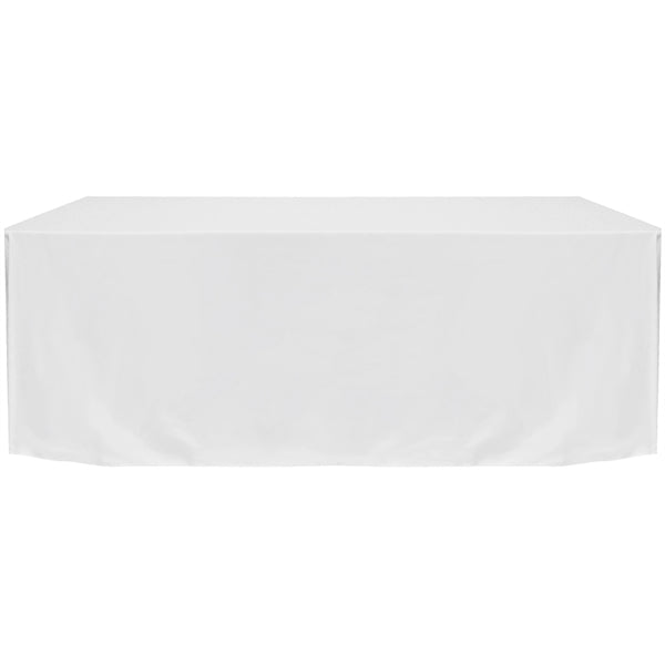 6' Customized Open Back Fitted Table Cover