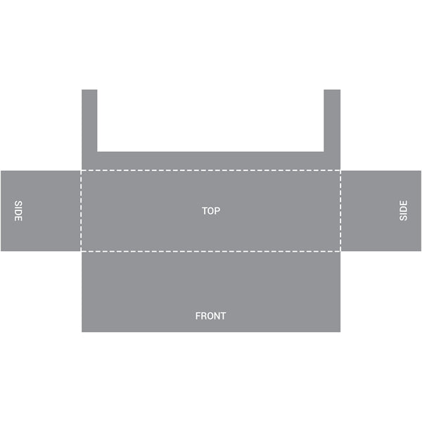 8' Customized Open Back Fitted Table Cover