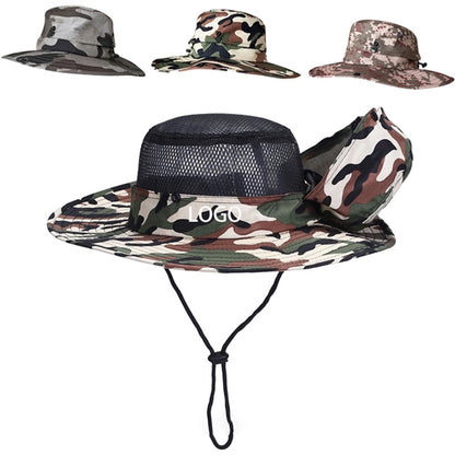 Sun Hat With Shawl