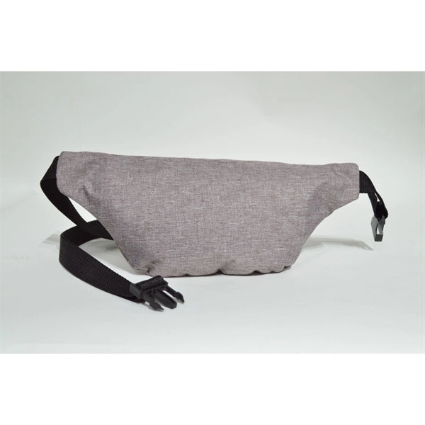 Waterproof 13"W x 6"H Heathered Fanny Packs w/ 1 Zipper