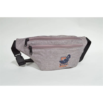 Waterproof 13"W x 6"H Heathered Fanny Packs w/ 3 Zippers