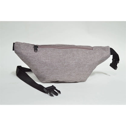 Waterproof 13"W x 6"H Heathered Fanny Packs w/ 3 Zippers