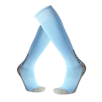 Cushioned knee high custom knit football socks, 144 needle