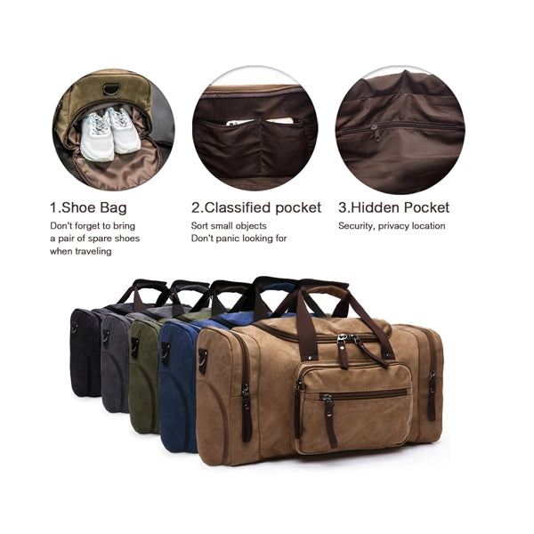 Canvas Travel Duffle Bag