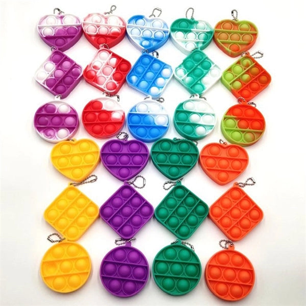 Pop It Up Keychain Fidget Toy