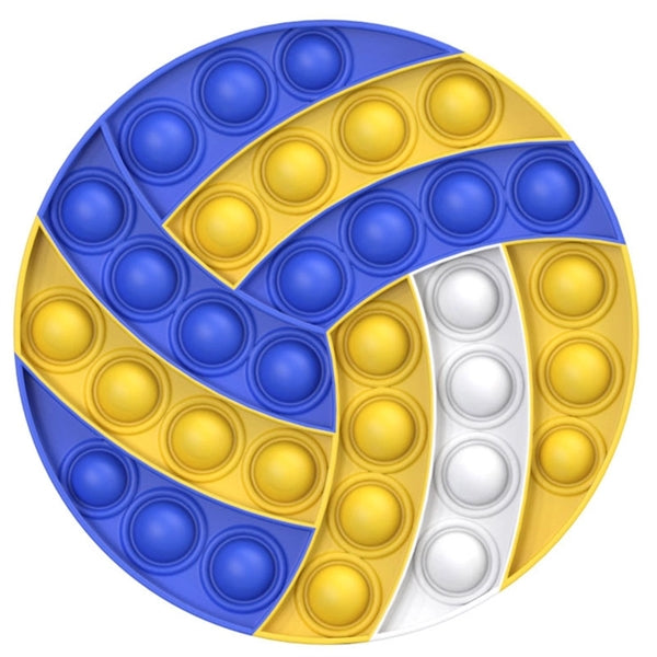 Sports Ball Fidget Toys Push Bubble Popper
