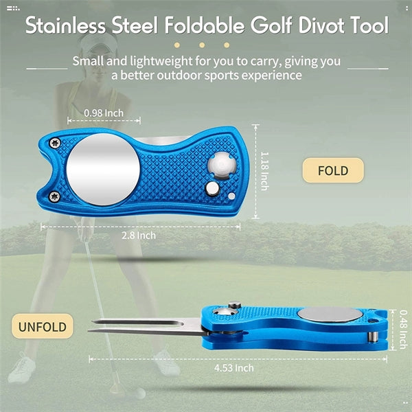 Divot Tool With Ball Marker
