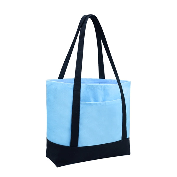 10oz. Two-Tone Canvas Boat Tote