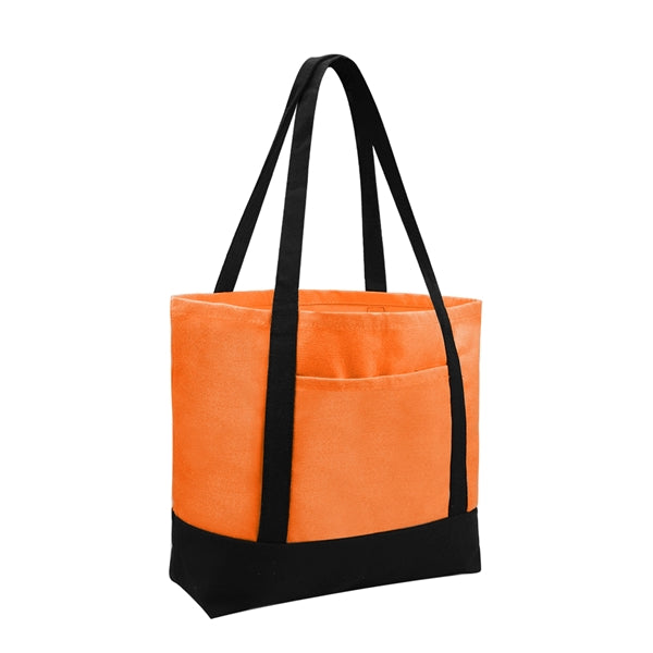 10oz. Two-Tone Canvas Boat Tote