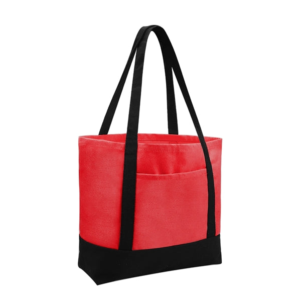 10oz. Two-Tone Canvas Boat Tote