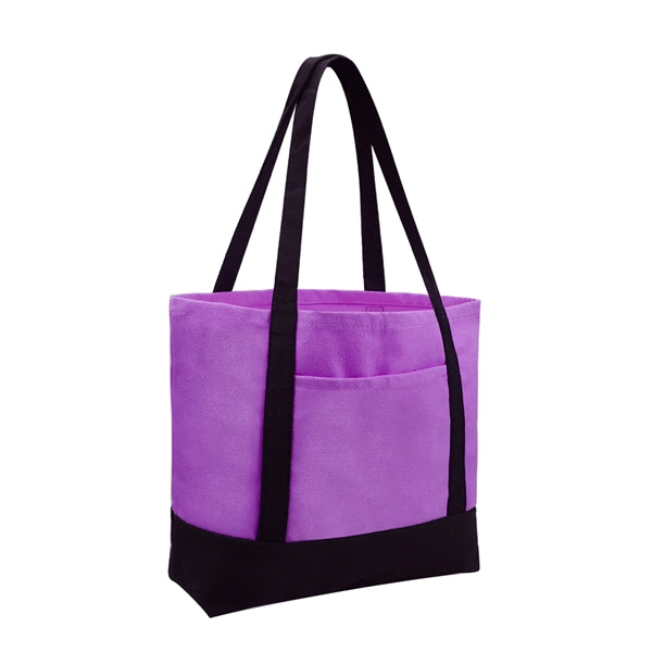 10oz. Two-Tone Canvas Boat Tote