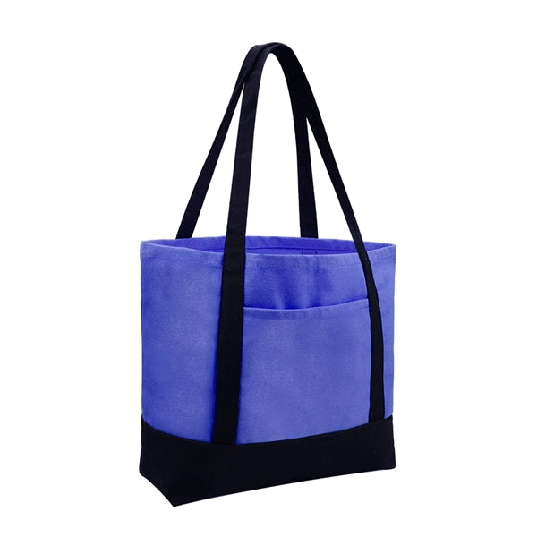 10oz. Two-Tone Canvas Boat Tote