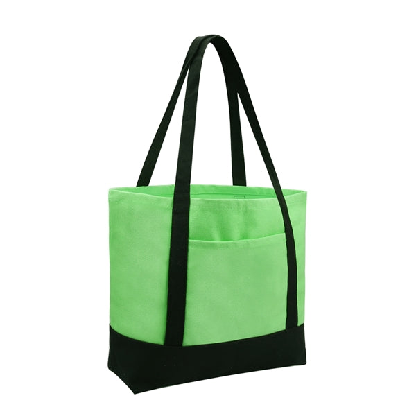 10oz. Two-Tone Canvas Boat Tote