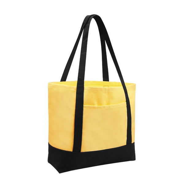 10oz. Two-Tone Canvas Boat Tote