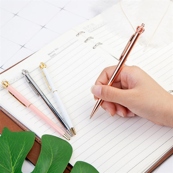 Luxury Crown Metal Ball Pen