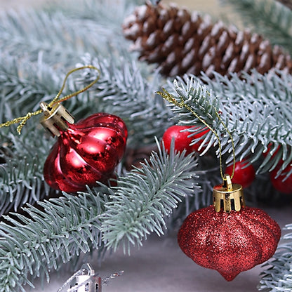 Christmas Ornaments Plating Ball Tree Top Star 18pcs