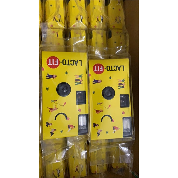 Full Color Disposable Flash Camera with 12/17/27 Exposures