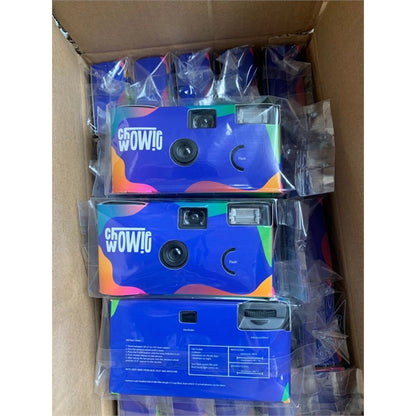 Full Color Disposable Flash Camera with 12/17/27 Exposures
