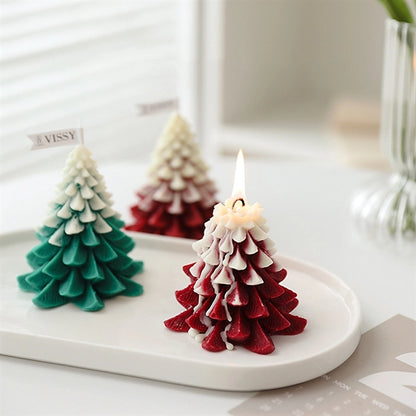 Christmas Tree Shape Scented Candle Gift