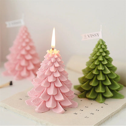 Christmas Tree Shape Scented Candle Gift