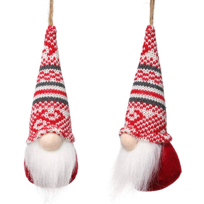 Christmas Faceless Old Man Dwarf Plush Doll Pendant