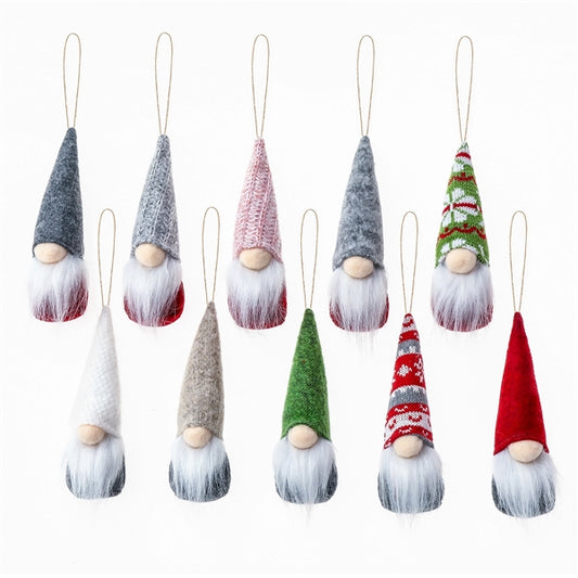 Christmas Faceless Old Man Dwarf Plush Doll Pendant