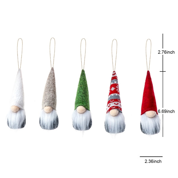 Christmas Faceless Old Man Dwarf Plush Doll Pendant