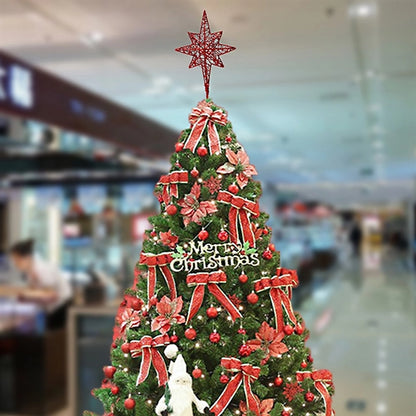 Eight-Pointed Christmas Tree Top Star Hollow Decoration