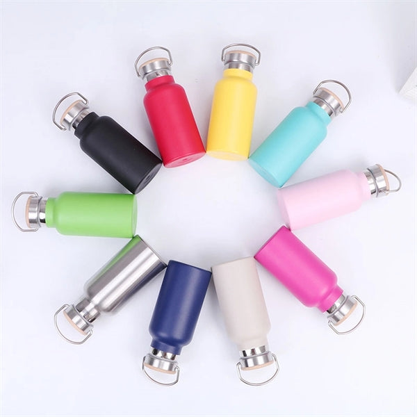 20 oz. Vacuum Bottle with Bamboo Lid