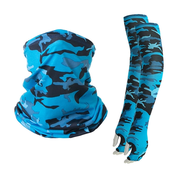 COMBO - Arm sleeves & Neck Gaiter w/ Full Bleed Sublimation