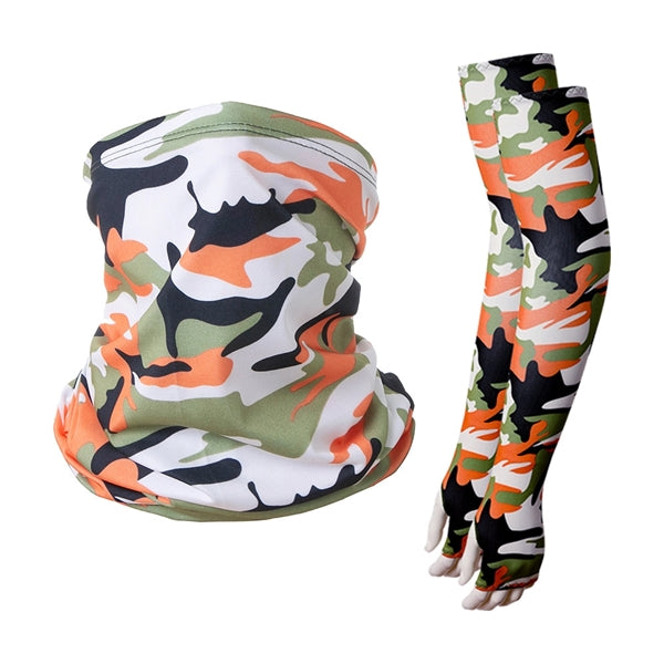 COMBO - Arm sleeves & Neck Gaiter w/ Full Bleed Sublimation