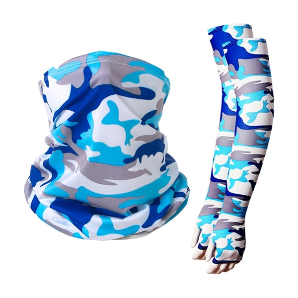 COMBO - Arm sleeves & Neck Gaiter w/ Full Bleed Sublimation