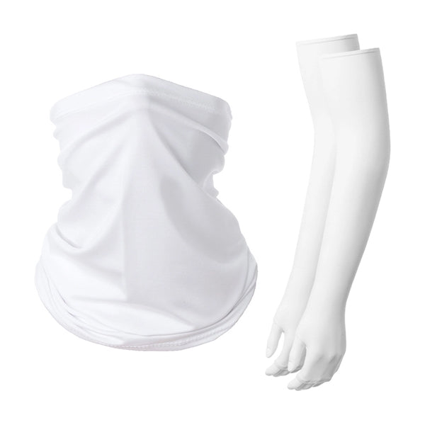 COMBO - Arm sleeves & Neck Gaiter w/ Full Bleed Sublimation