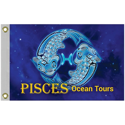 16" x 24" Double Sided Knitted Polyester Boat Flag